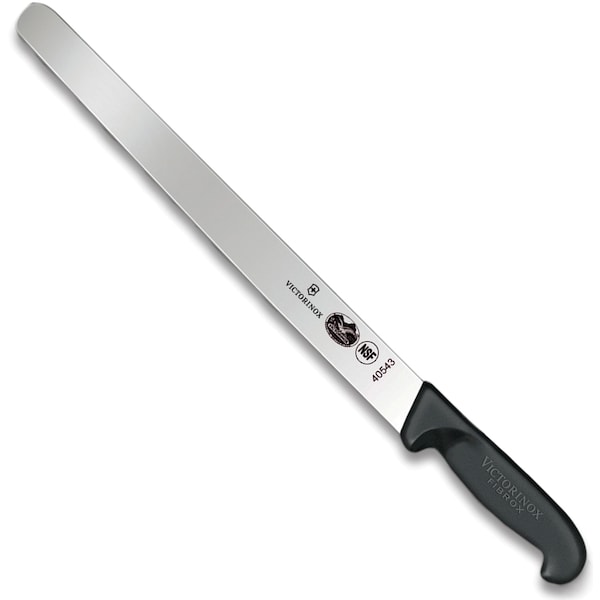Swiss Army Brands 40543 Kitchen Fibrox Pro Black Slicing - Straight, 12In Roast Beef Blade, 10.25In Width At Handle VIC-5.4203.30 - main